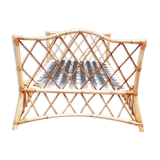 Vintage rattan bed
