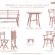 1920's Folding Garden Chair by Gebrüder Thonet