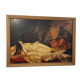 The Odalisque painted on wood 155x110cm