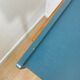 Vintage modernist desk in petrol blue, 1950s/60s.