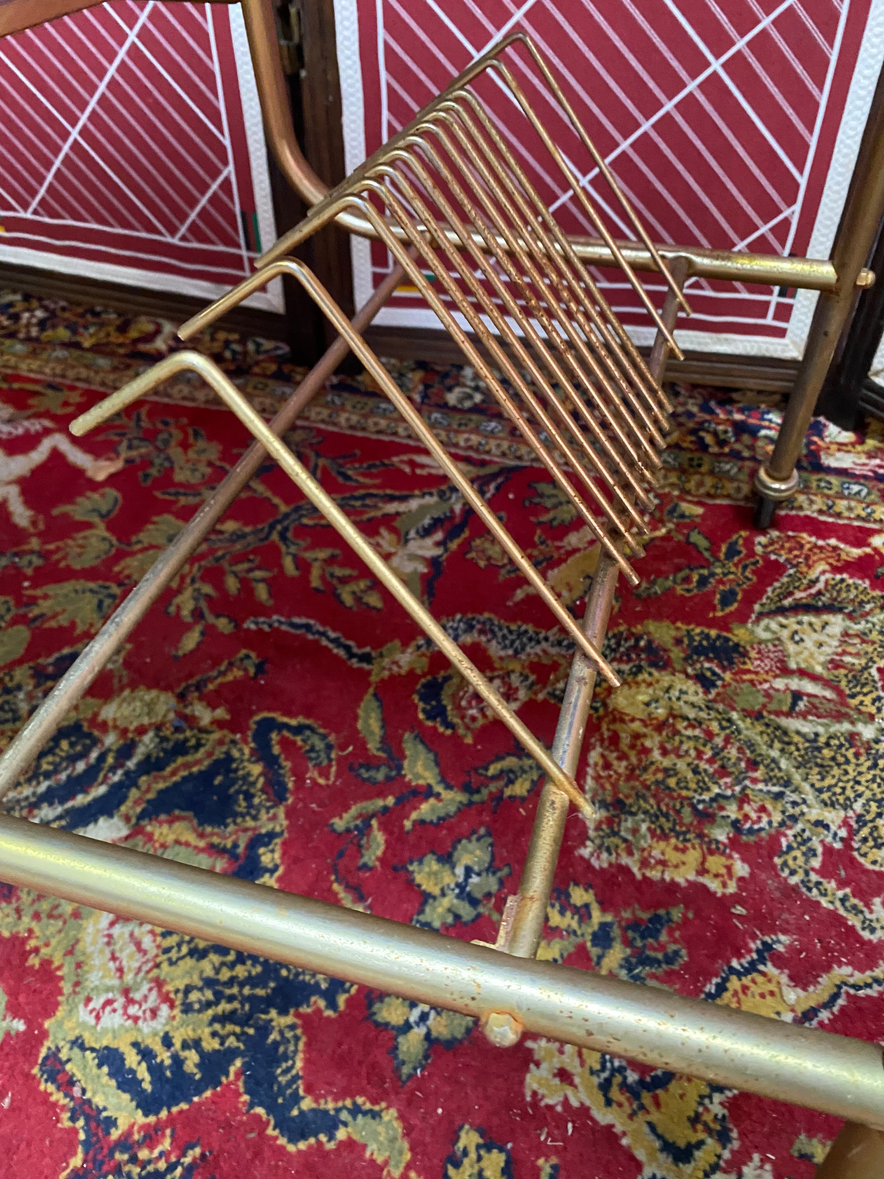 Service range vinyls trolley on wheels of the 70's