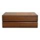 Low teak furniture with 2 drawers