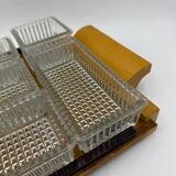 Appetizer tray with compartments