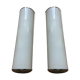 Pair of modernist wall light bauhaus minimalist tube half cilindre