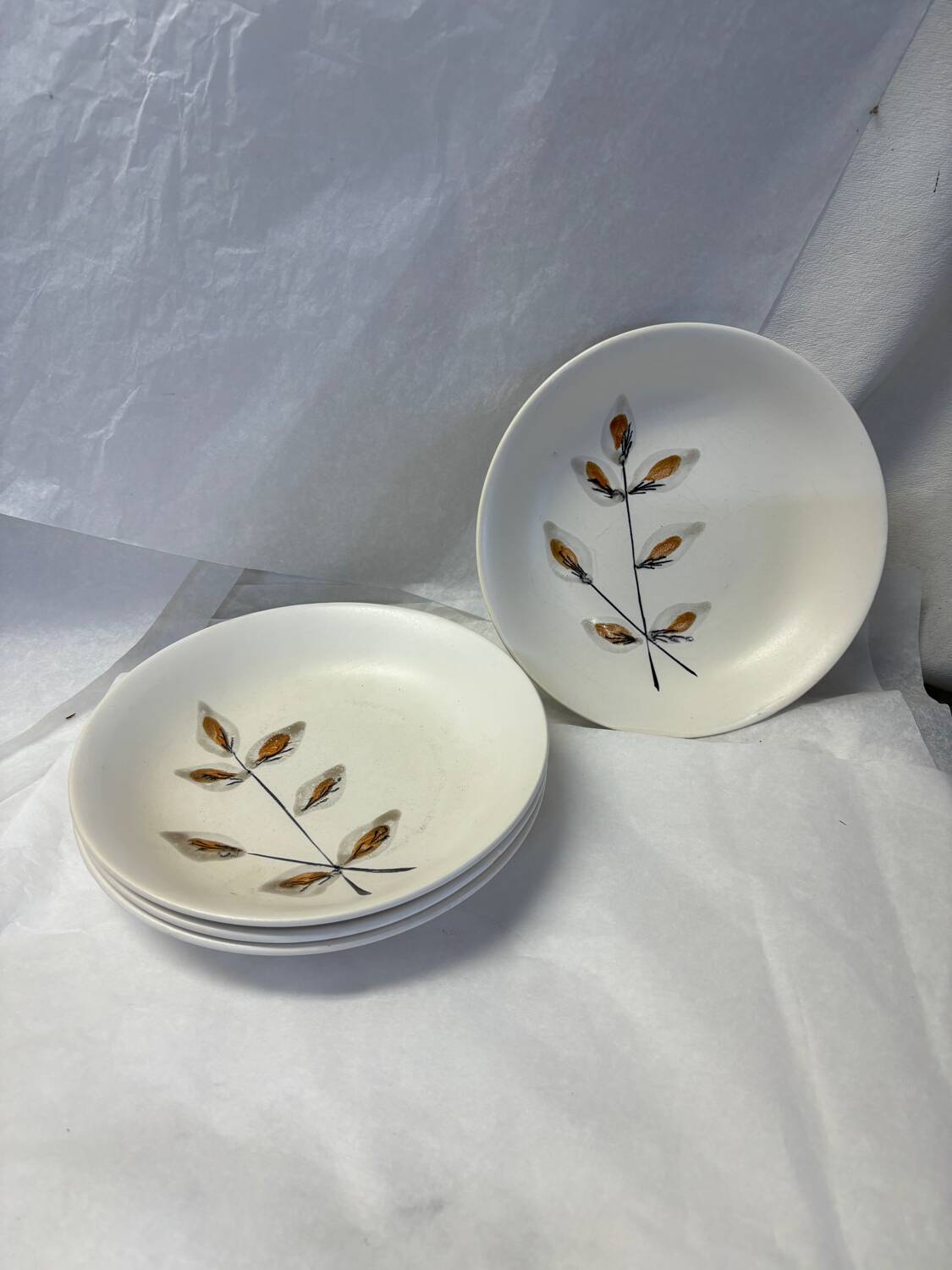 Set of 4 Niderviller plates