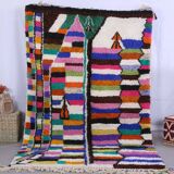 Handmade wool Berber rug 250x150 cm