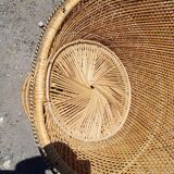 Pair of Vintage Wicker Armchairs