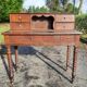 Oak tiered desk