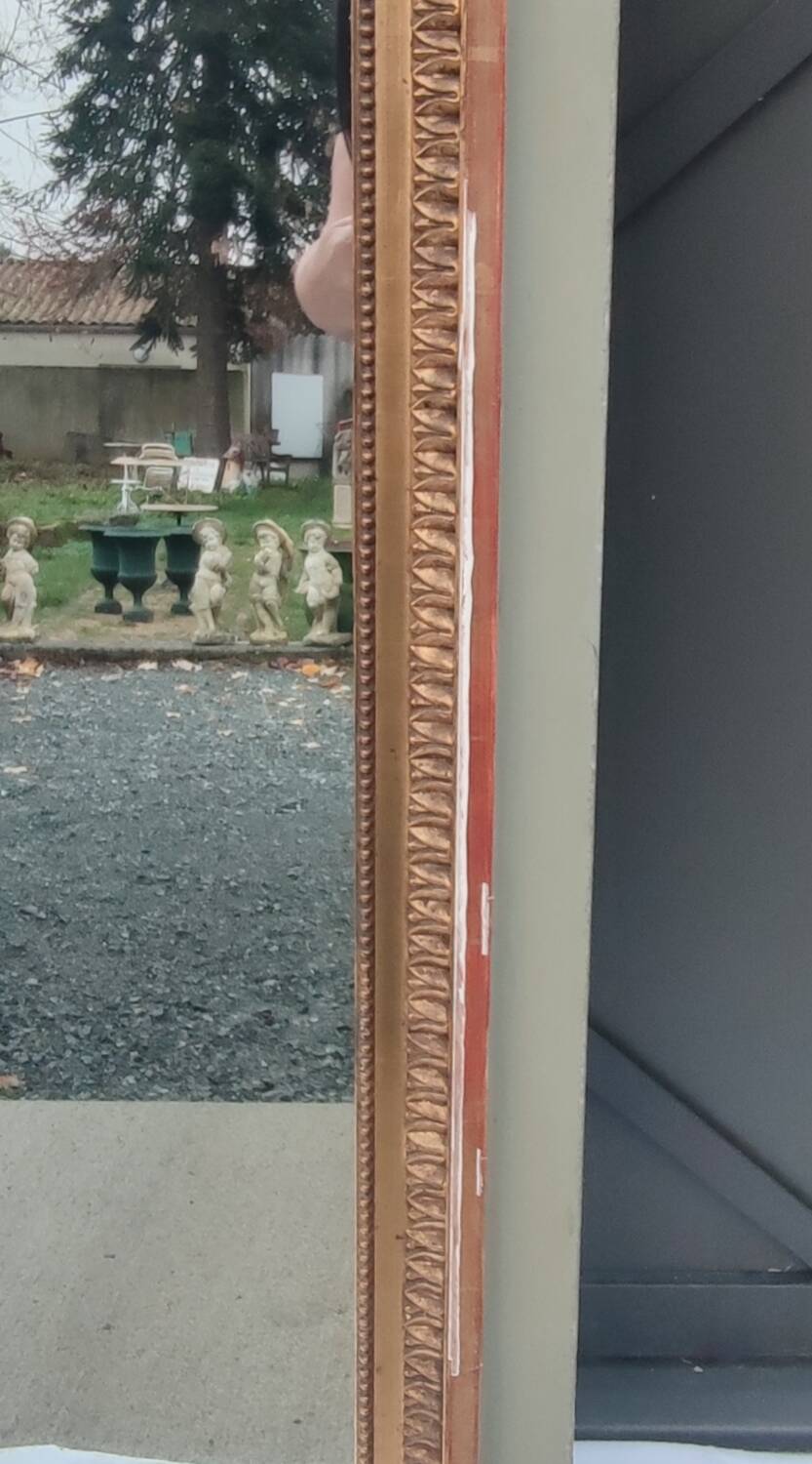 Old trumeau mirror