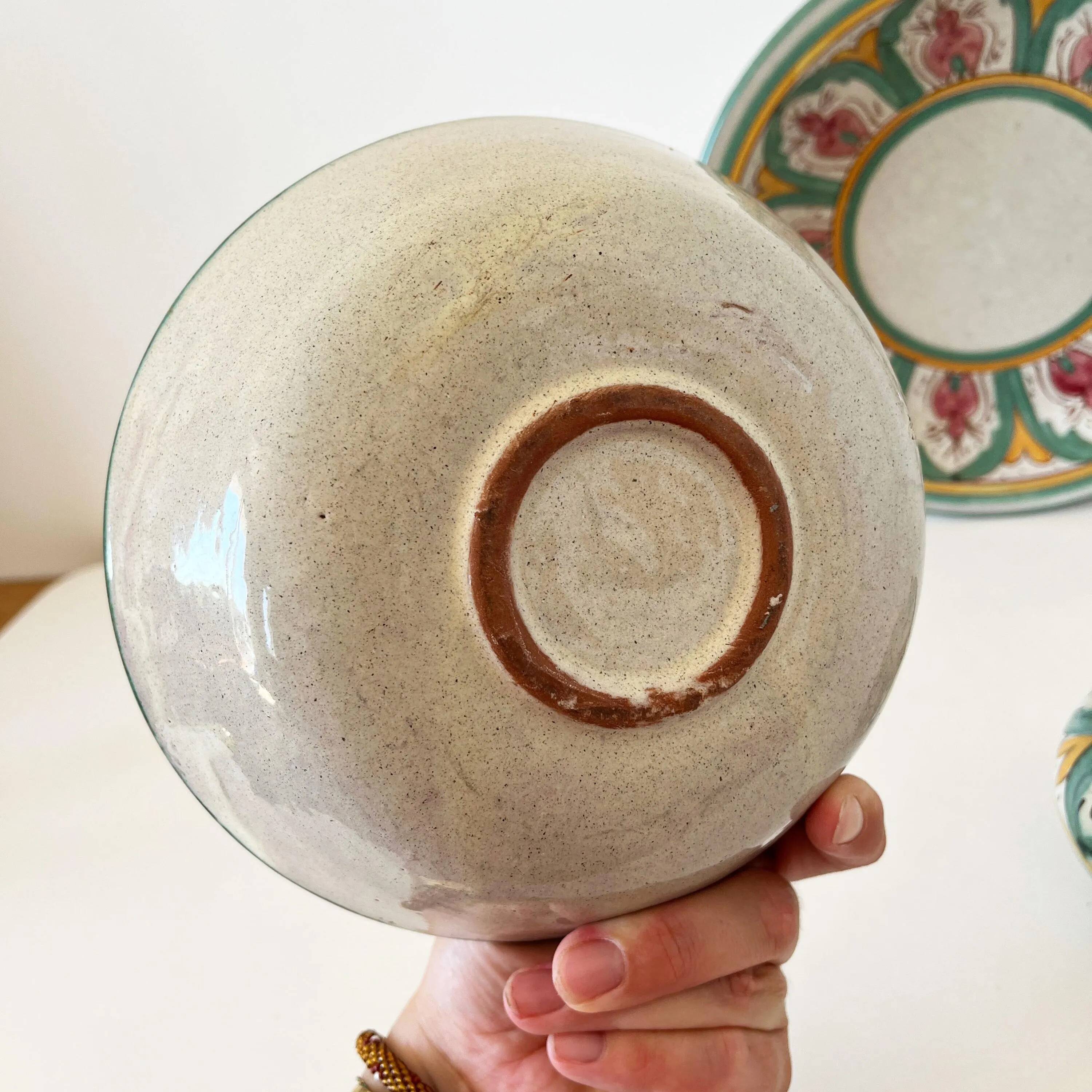 Vintage decorative ceramic dish set