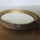 Louis XV-style gold oval mirror 50s - 29x20cm