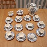 Service à café "Bristol" Crown Ducal, complet, Porcelaine anglaise de 1930