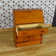 Secretary scandinavian teak gold vintage 1960
