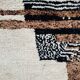 Handmade traditional pure wool Berber rug size 2/3m.