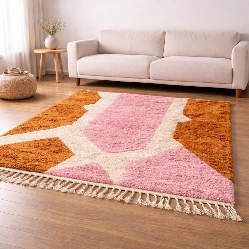 Authentic handmade Berber rug 150/250 cm
