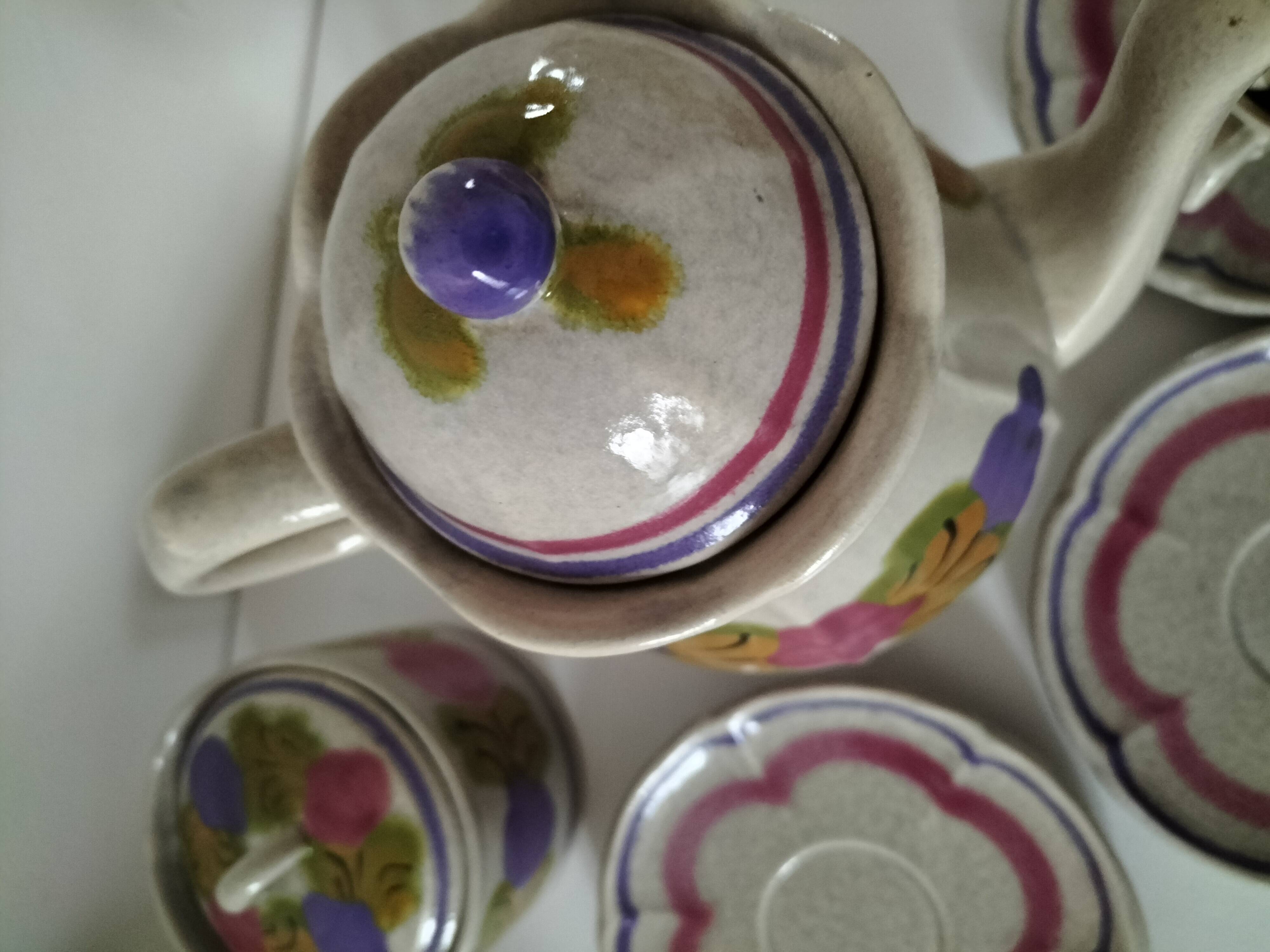 Ninon Coffee Service from Pornic Earthenware