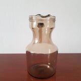 Carafe en verre noir
