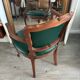 Pair of newly upholstered cabriolet armchairs