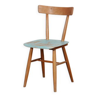 Vintage wooden chair produced by Ton, 1960