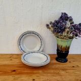 Set of 4 Austerlitz Terre de fer soup plates