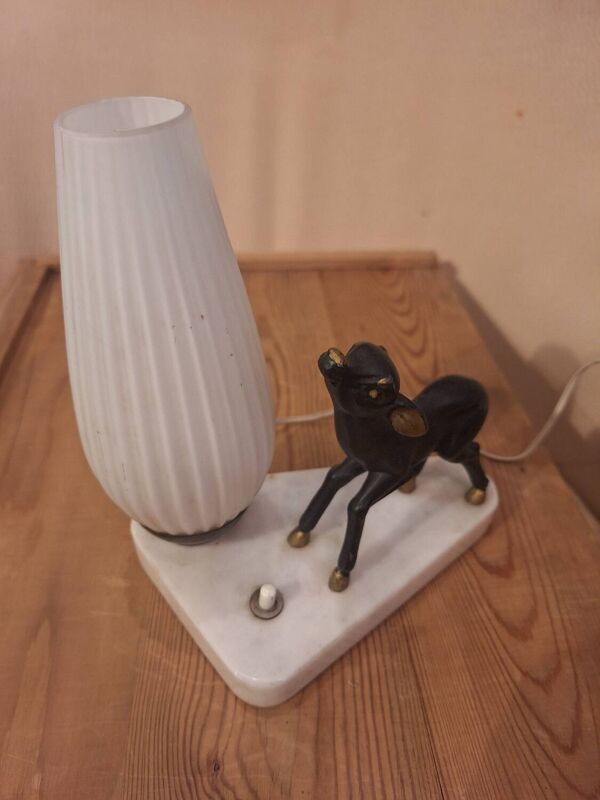 Lampe de chevet vintage avec bambi
