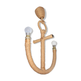 Rope chandelier of the 1950s