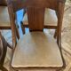 Chaises gondoles Empire