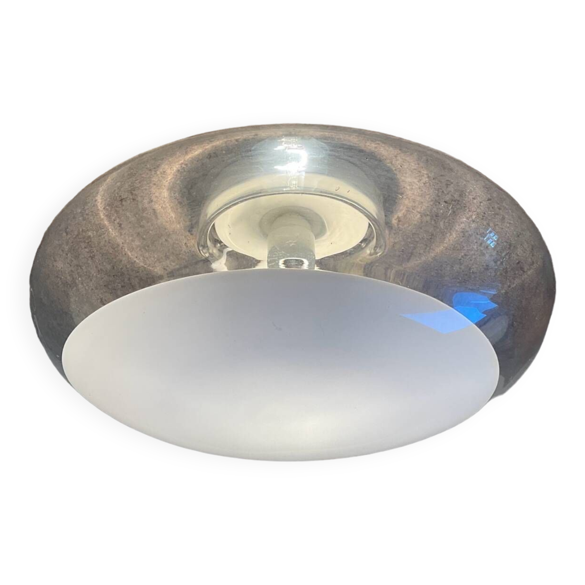 Roberto Pamio mushroom ceiling light for Leucos 1970s