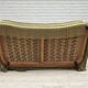 1970s, Danish 2-seater sofa, light green furniture velour.
