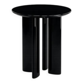 Round coffee table "Carlotta" in grey wood