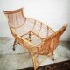 Berceau en rotin vintage