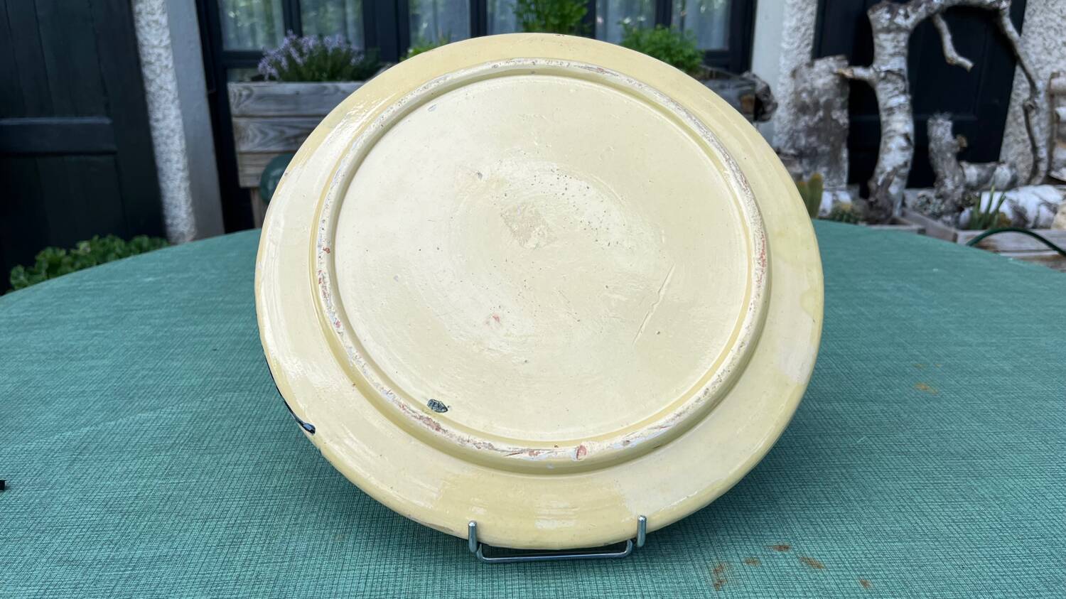 Assiette  poterie  vernissée A.Tripp 1943