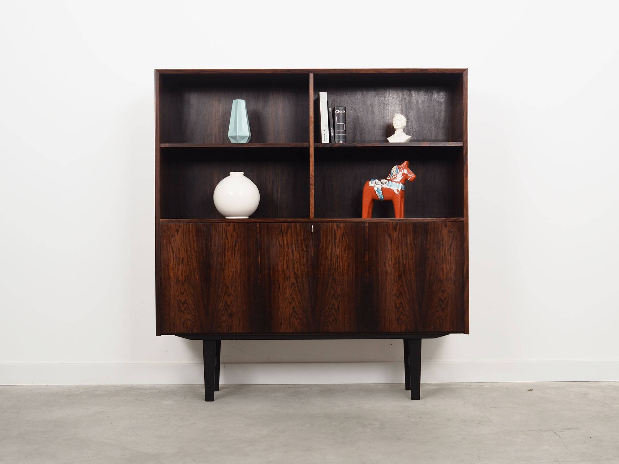 Rosewood bookcase, Danish design, 1960s, made by Brouers Møbelfabric