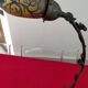 Articulated glass paste lamp, Art Nouveau