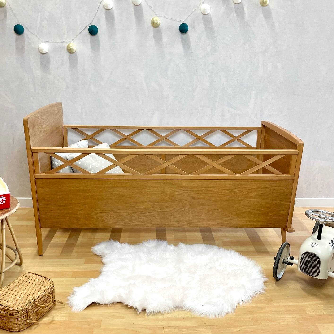 Vintage baby bed