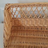 Rattan shelf
