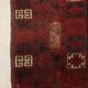 Ancient Asian wool rug, hand-knotted, 82 x 51 in.