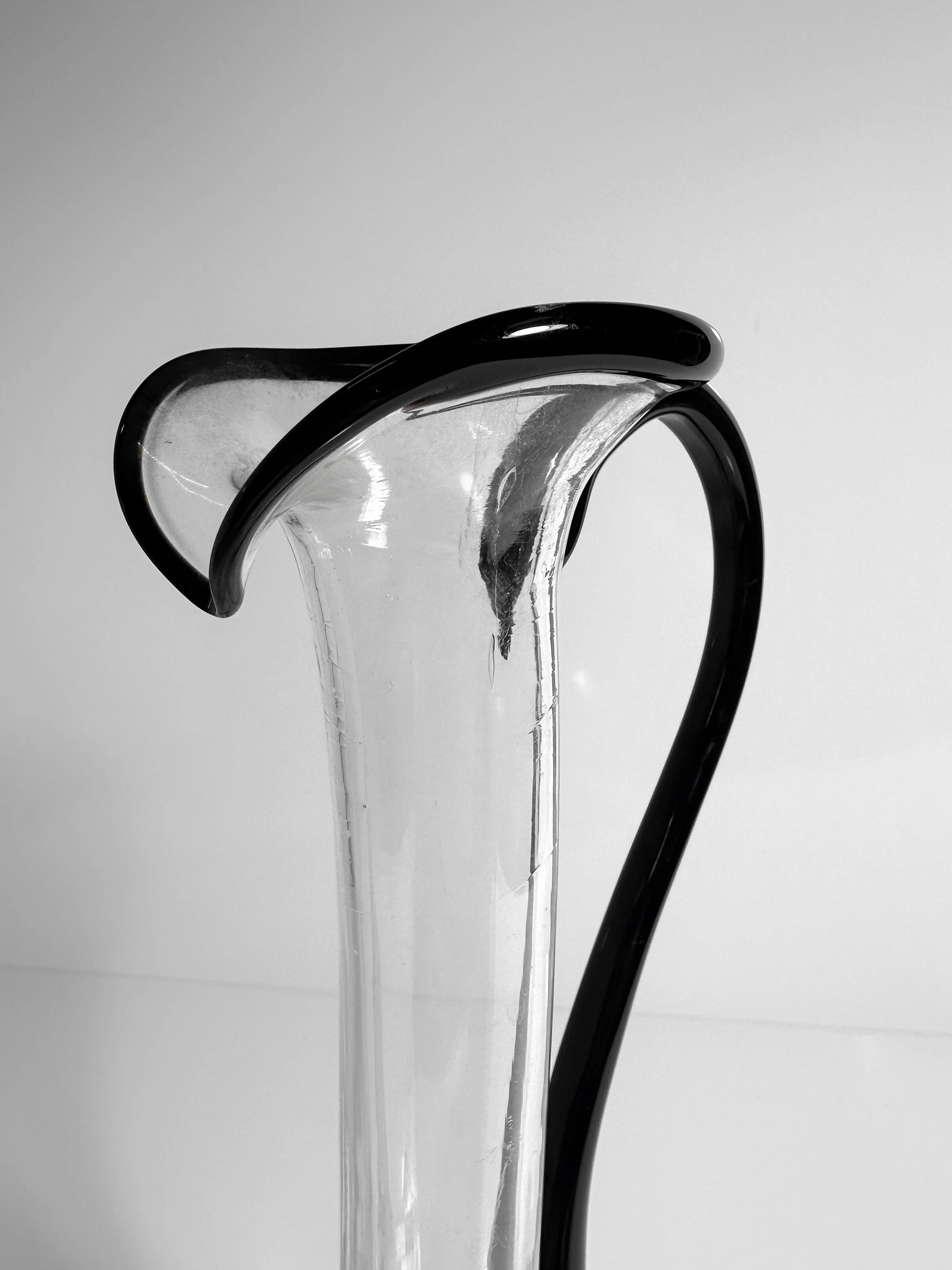 Vintage 1970s Murano handled Vase