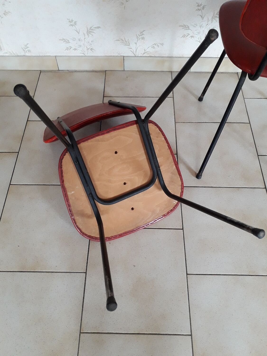 Red chair individually