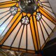solid bronze lamp france 1960 tyffany style lampshade very beautiful 50x25 elec ok