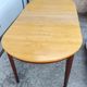 Scandinavian extendable dining table attributed to Hans Ehrlin for Tranås, 1980.