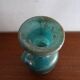 Ancient balsamaire Gallo Roman style iridescent glass paste