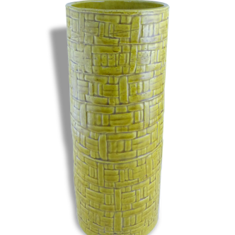 Large vase - mustard - 1960/70 - BITOSSI roll? RAYMOR?