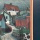 Original Swedish Oil on Canvas – “Stryket, Nordingrå” – Signed – Dated 1959 – Vintage & Framed – 52 × 44 cm (20.5" × 17.3")