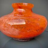 Large art-deco vase le lorrain glassware Daum Nancy 1925