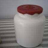 Set of two sandstone pots