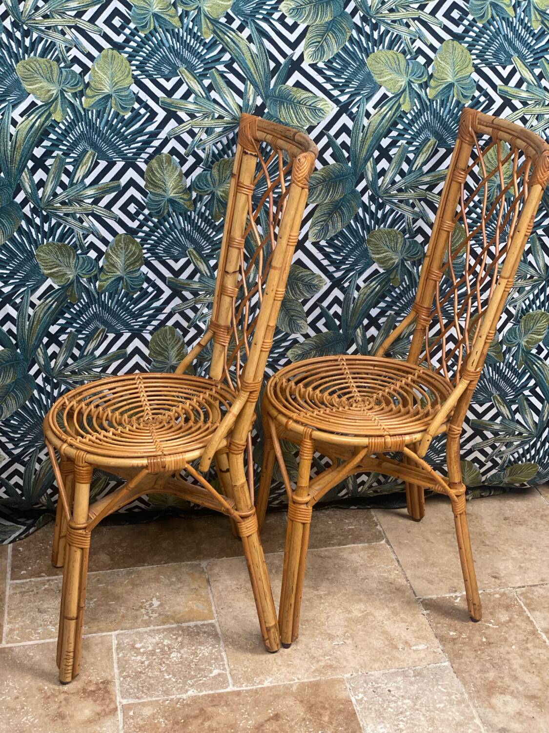 Vintage rattan chairs