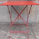 Folding bistro or garden table, made of metal. (Individually or in sets)