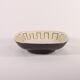Geometric tracing ceramic vide-poche bowl, 1960s.