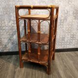 Rattan shelf